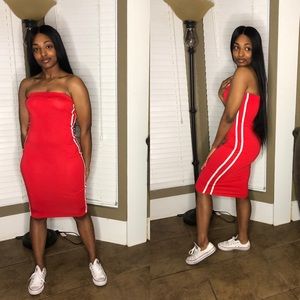 Stripe Tube Dress